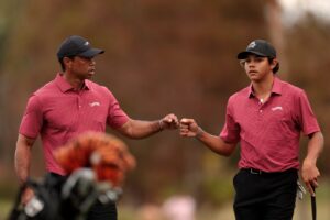 Read more about the article Tiger Woods, son Charlie have thrill of a lifetime at 2024 PNC Championship