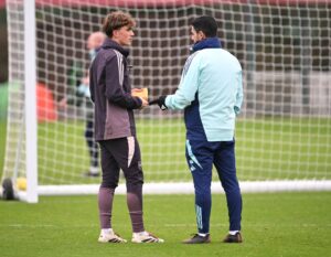 Read more about the article Arsenal include record-breaking 14-year-old Max Dowman in training ahead of Carabao Cup clash