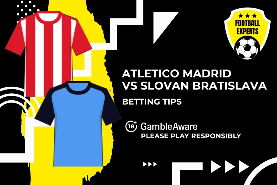 You are currently viewing Atletico Madrid vs Slovan Bratislava predictions, odds and betting tips