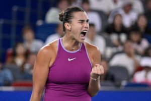 Read more about the article Tennis commentator forced to apologise for Aryna Sabalenka’s X-rated comment live on air