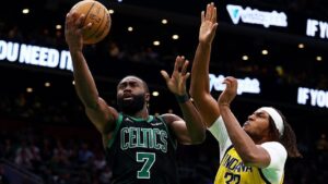 Read more about the article Brown stars as Boston Celtics end losing run against Indiana