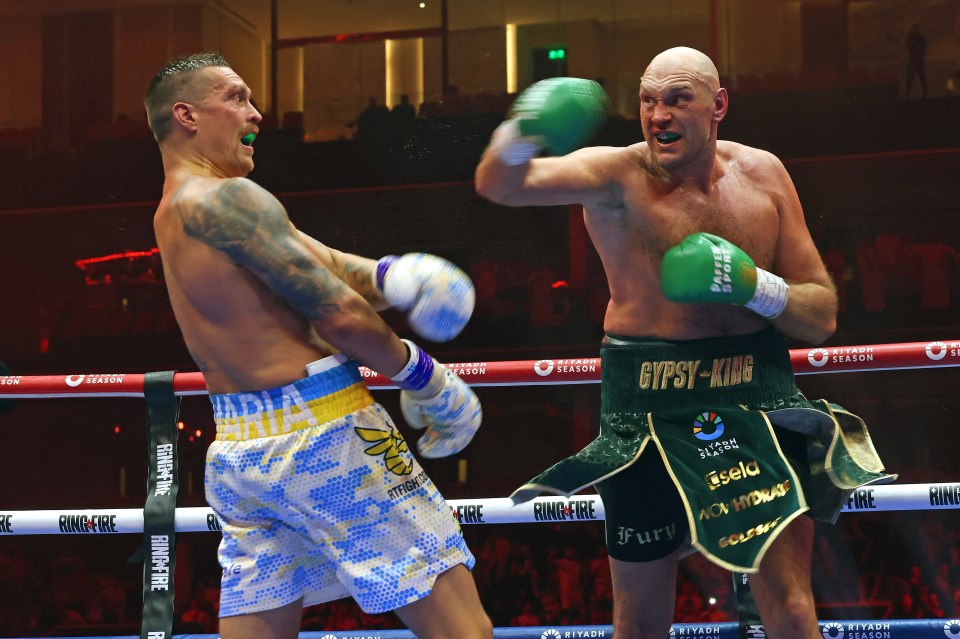 You are currently viewing Tyson Fury vs Oleksandr Usyk: Net worths and big-money fights compared ahead of heavyweight title rematch