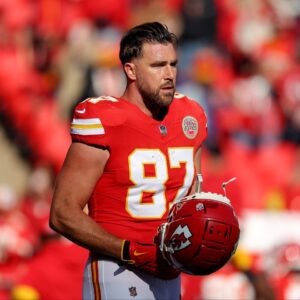 Read more about the article Travis Kelce’s status under threat as rookie rival emerges to take top spot in NFL popularity stakes