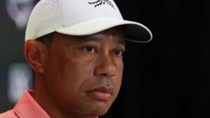 Read more about the article No longer just about his game, Tiger Woods’ talking points are about THE game