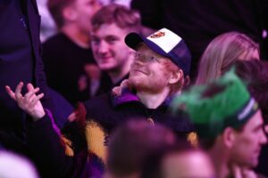 Read more about the article Ally Pally taunts Ed Sheeran with brutal Ipswich Town chant at PDC World Championship