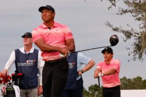 Read more about the article Tiger and Charlie Woods playing PNC for fifth time, looking for first title