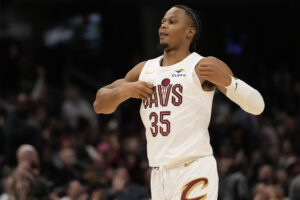 Read more about the article Cavaliers lose starting forward Isaac Okoro for at least 2 weeks with sprained right shoulder