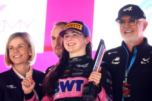 Read more about the article F1 Academy winner Abbi Pulling reveals brutal motorsport truth after ‘Max Verstappen-level’ season