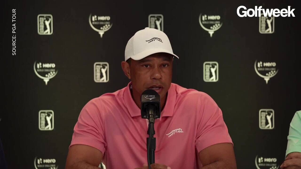 You are currently viewing Tiger Woods says he’s not ‘tournament sharp’ at Hero World Challenge