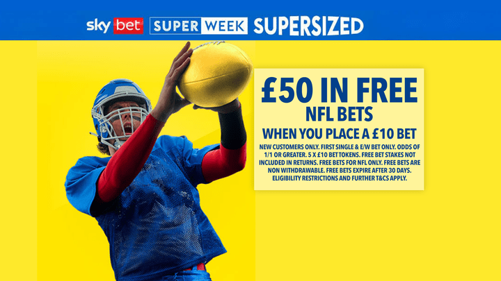 You are currently viewing Pittsburgh Steelers v Kansas City Chiefs betting offer: Bet £10 and get £50 in free bets with Sky Bet