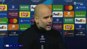 Read more about the article Pep Guardiola bemused by Ilkay Gundogan’s telling comments as Man City boss on worst ever Champions League run