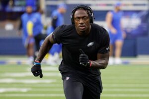 Read more about the article Shannon Sharpe says AJ Brown’s ‘selfish’ comments could derail Eagles as NFL icon reignites 20-year beef