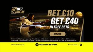 Read more about the article Leicester vs Man City betting offer: Bet £10 get £40 in free bets on BetMGM