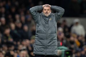 Read more about the article Ange Postecoglou admits he can’t ask for patience amid growing pressure as unique statistic highlights Tottenham’s defensive woes