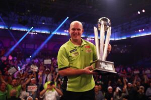 Read more about the article Michael van Gerwen tiled Arsenal hero Dennis Bergkamp’s bathroom before becoming darts legend with fleet of cars and royal recognition