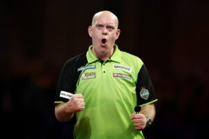 Read more about the article Michael van Gerwen can pounce on World Championship carnage to end world title drought and close on Raymond van Barneveld