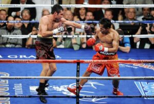 Read more about the article Manny Pacquiao’s star-making victory over Oscar De La Hoya only happened because of Floyd Mayweather refusal