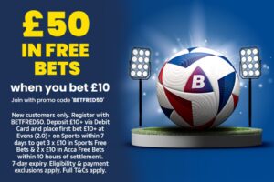 Read more about the article Chelsea v Fulham betting offer: Bet £10 and get £50 in free bets with Betfred