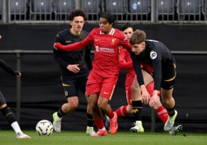 Read more about the article Rio Ngumoha believes he can achieve 23-year Liverpool Ballon d’Or feat after Raheem Sterling tip