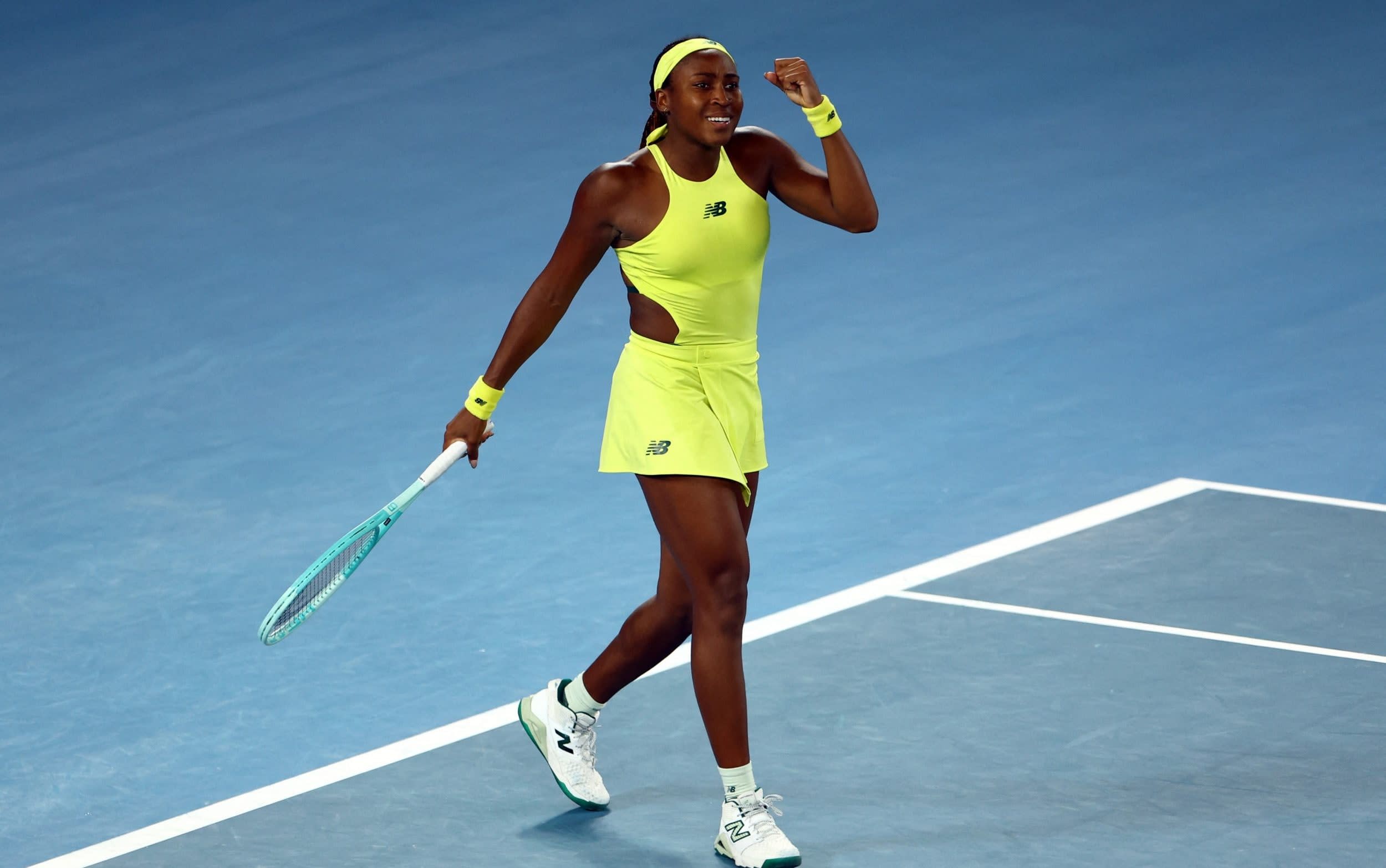 Read more about the article Coco Gauff battles past Jodie Burrage to reach Australian Open third round