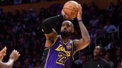 Read more about the article James breaks Jordan record as LA Lakers beat Atlanta