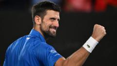 Read more about the article ‘Blessed’ Djokovic breaks Federer record in Melbourne win