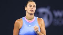 Read more about the article Sabalenka sets up Brisbane semi-final with Andreeva