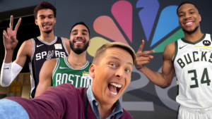 Read more about the article Antetokounmpo, Tatum, Wembanyama star in first promo for NBA’s return to NBC (and Peacock)