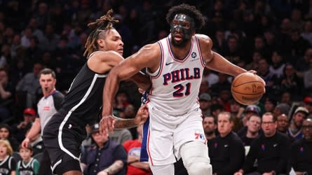 You are currently viewing Shorthanded Nets fall to 76ers, 123-94