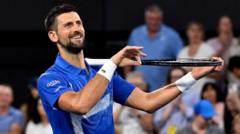 Read more about the article Djokovic beats Monfils to reach Brisbane quarters