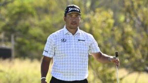 Read more about the article Hideki Matsuyama takes one-shot lead over Collin Morikawa at Sentry