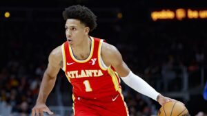 Read more about the article Hawks forward Jalen Johnson to undergo surgery for torn labrum in left shoulder, out for season