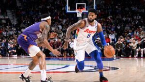 Read more about the article 3 observations after George struggles, Embiid-less Sixers lose to Suns in return home