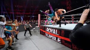 Read more about the article Fastest WWE Royal Rumble eliminations includes 1.9 second appearance