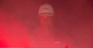 Read more about the article Tiger Woods’ epic WWE-like entrance is by far the best TGL moment