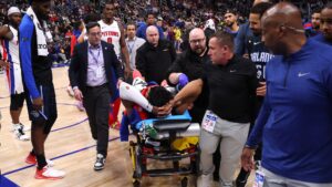 Read more about the article Pistons’ Jaden Ivey suffers broken fibula, out for remainder of season.