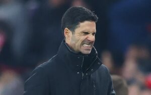 Read more about the article Mikel Arteta told he ‘has to take full blame’ for Arsenal failing to sign a striker