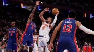 Read more about the article Knicks’ slow start, turnovers prove costly in 124-119 loss to Pistons