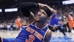 Read more about the article Knicks’ nine-game win streak ends with frustrating 117-107 loss to Thunder