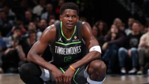 Read more about the article Anthony Edwards once again rips Timberwolves after loss, ‘The starting five, we are terrible’