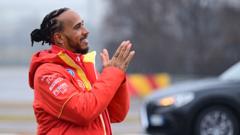 Read more about the article Hamilton continues Ferrari testing in Barcelona