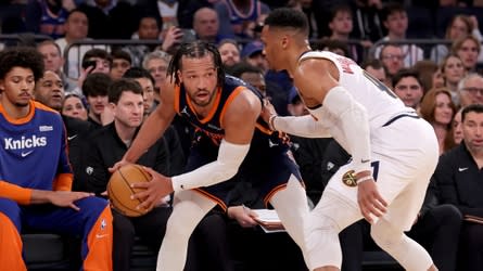 Read more about the article Jalen Brunson scores 30 as Knicks top Nuggets 122-112 for fifth straight win