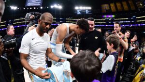 Read more about the article Touching moment: Victor Wembanyama, Chris Paul give game-worn jerseys to J.J. Redick’s children