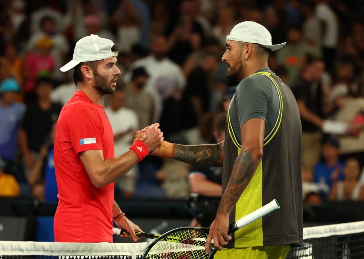 Read more about the article Ice-cool Jacob Fearnley tames Nick Kyrgios and ‘rowdy’ Australian Open crowd for biggest career win