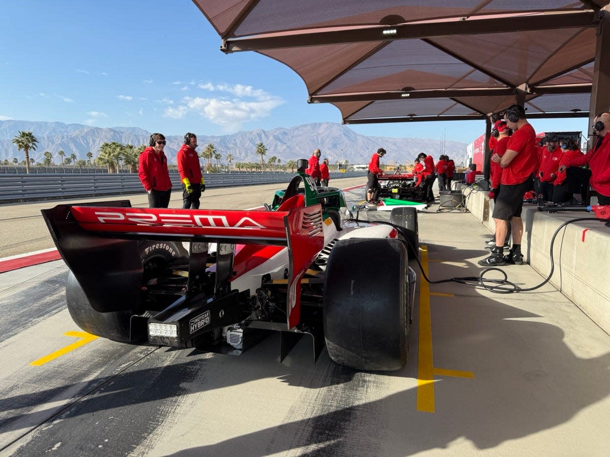 Read more about the article From thrash to track: Prema makes ‘quite promising’ IndyCar debut in Thermal test