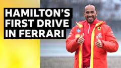 Read more about the article Hamilton’s first test in Ferrari F1 car