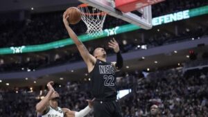 Read more about the article Nets fend off Giannis Antetokounmpo, Bucks with 113-110 win