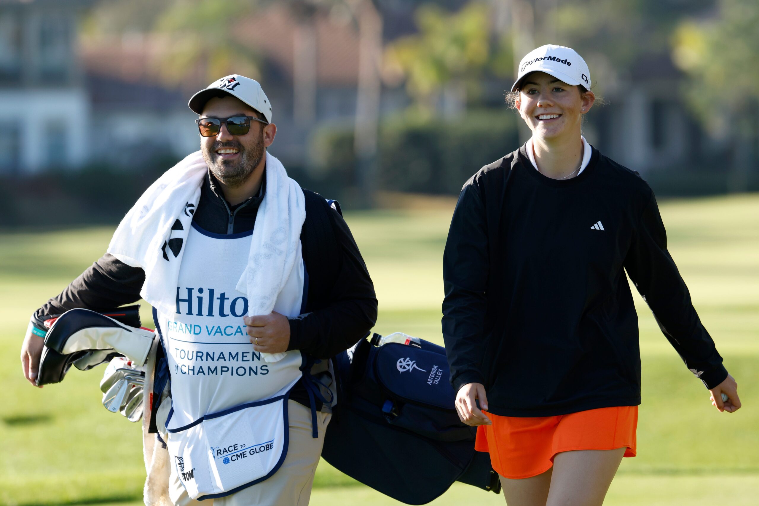 Read more about the article Asterisk Talley, 15, can’t win the celebrity division at LPGA TOC, but she leads anyway