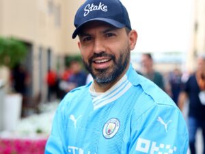 Read more about the article Sergio Aguero takes up shock new sport and will compete alongside Brooklyn Beckham