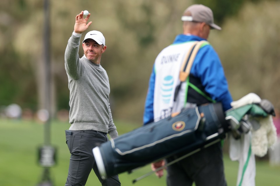 Read more about the article ‘Cameraman blew it’ – Rory McIlroy makes stunning slam dunk hole-in-one at AT&T Pebble Beach Pro Am as fans make same joke